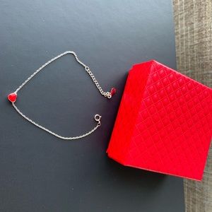 Brand new Hearts 925 silver bracelet